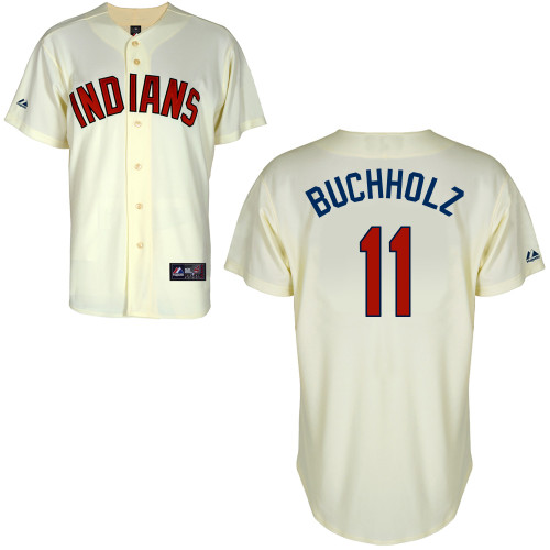 Clay Buchholz #11 MLB Jersey-Boston Red Sox Men's Authentic Alternate 2 White Cool Base Baseball Jersey